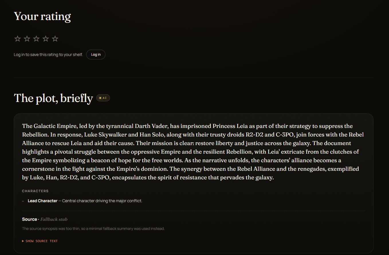 Summaries